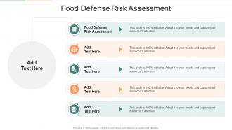 Food Defense Risk Assessment In Powerpoint And Google Slides Cpb