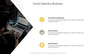 Food Delivery Business In Powerpoint And Google Slides Cpb