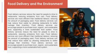 Food Delivery Chart Powerpoint Presentation And Google Slides ICP Aesthatic Appealing