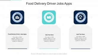 Food Delivery Driver Jobs Apps In Powerpoint And Google Slides Cpb