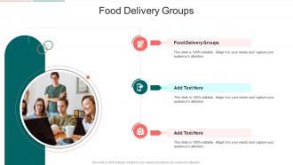 Food Delivery Groups In Powerpoint And Google Slides Cpb