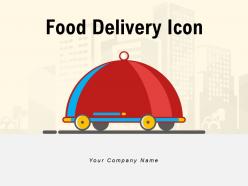 Food delivery icon safety customer service industry application transporting