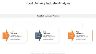 Food Delivery Industry Analysis In Powerpoint And Google Slides Cpb