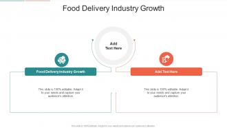 Food Delivery Industry Growth In Powerpoint And Google Slides Cpb