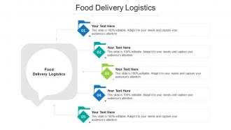 Food delivery logistics ppt powerpoint presentation portfolio portrait cpb