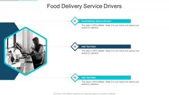 Food Delivery Service Drivers In Powerpoint And Google Slides Cpb