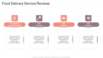 Food Delivery Service Reviews In Powerpoint And Google Slides Cpb