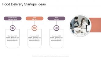 Food Delivery Startups Ideas In Powerpoint And Google Slides Cpb