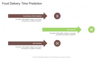 Food Delivery Time Prediction In Powerpoint And Google Slides Cpb