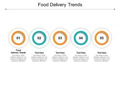 Food delivery trends ppt powerpoint presentation summary tips cpb