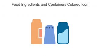 Food Ingredients And Containers Colored Icon In Powerpoint Pptx Png And Editable Eps Format