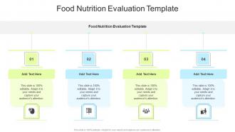Food Nutrition Evaluation Template In Powerpoint And Google Slides Cpb