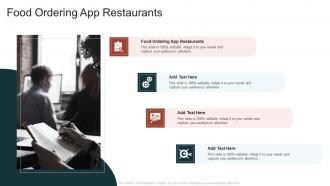 Food Ordering App Restaurants In Powerpoint And Google Slides Cpb