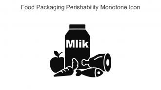 Food Packaging Perishability Monotone Icon In Powerpoint Pptx Png And Editable Eps Format