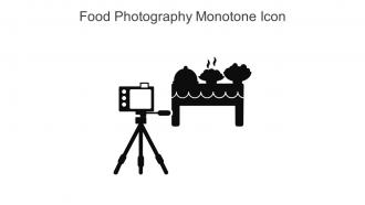 Food Photography Monotone Icon In Powerpoint Pptx Png And Editable Eps Format