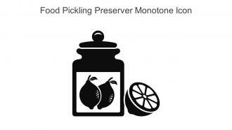 Food Pickling Preserver Monotone Icon In Powerpoint Pptx Png And Editable Eps Format