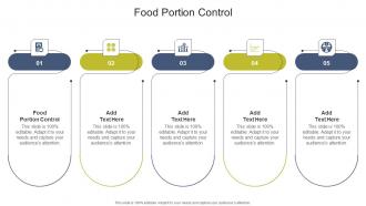 Food Portion Control In Powerpoint And Google Slides Cpb