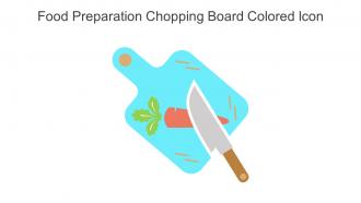 Food Preparation Chopping Board Colored Icon In Powerpoint Pptx Png And Editable Eps Format