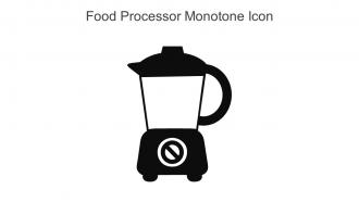 Food Processor Monotone Icon In Powerpoint Pptx Png And Editable Eps Format
