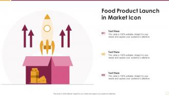 Food Product Launch In Market Icon