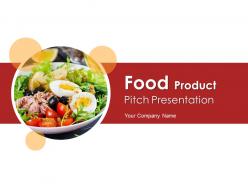 Food Product Pitch Presentation Ppt Template