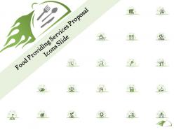 Food providing services proposal icons slide ppt powerpoint presentation pictures