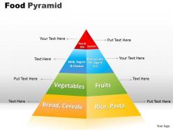 Food pyramid powerpoint slides and ppt templates 0412