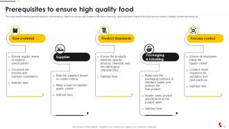 Food Quality And Safety Management Guide Powerpoint Presentation Slides Graphical Customizable