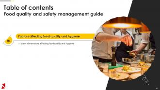Food Quality And Safety Management Guide Powerpoint Presentation Slides Template Compatible