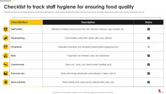 Food Quality And Safety Management Guide Powerpoint Presentation Slides Analytical Compatible