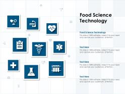 Food science technology ppt powerpoint presentation professional background images