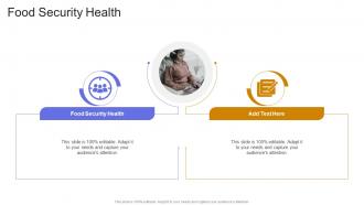 Food Security Health In Powerpoint And Google Slides Cpb