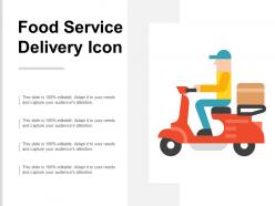 Food service delivery icon