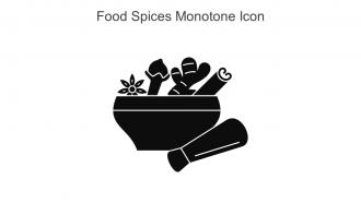 Food Spices Monotone Icon In Powerpoint Pptx Png And Editable Eps Format