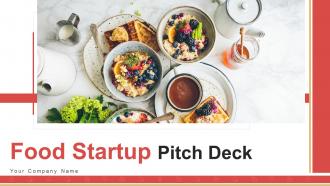 Food startup pitch deck ppt template