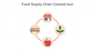 Food Supply Chain Colored Icon In Powerpoint Pptx Png And Editable Eps Format