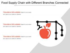 Food Supply Chain With Different Branches Connected
