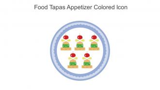 Food Tapas Appetizer Colored Icon In Powerpoint Pptx Png And Editable Eps Format