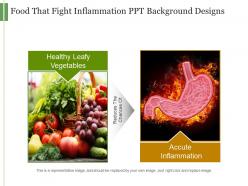 Food that fight inflammation ppt background designs