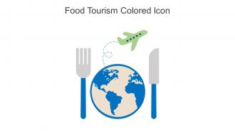 Food Tourism Colored Icon In Powerpoint Pptx Png And Editable Eps Format