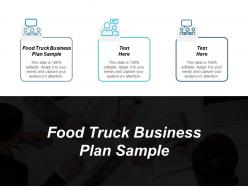 Food truck business plan sample ppt powerpoint presentation portfolio inspiration cpb