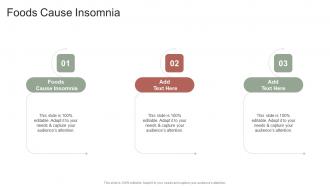 Foods Cause Insomnia In Powerpoint And Google Slides Cpb