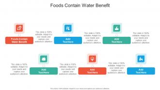 Foods Contain Water Benefit In Powerpoint And Google Slides Cpb