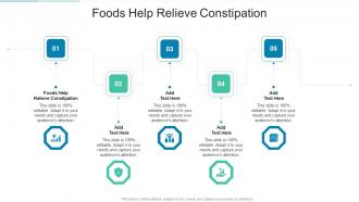 Foods Help Relieve Constipation In Powerpoint And Google Slides Cpb