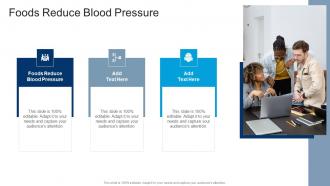 Foods Reduce Blood Pressure In Powerpoint And Google Slides Cpb