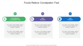 Foods Relieve Constipation Fast In Powerpoint And Google Slides Cpb