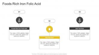 Foods Rich Iron Folic Acid In Powerpoint And Google Slides Cpb