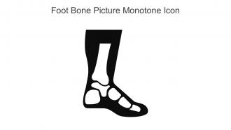Foot Bone Picture Monotone Icon In Powerpoint Pptx Png And Editable Eps Format
