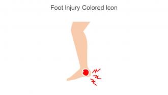Foot Injury Colored Icon In Powerpoint Pptx Png And Editable Eps Format