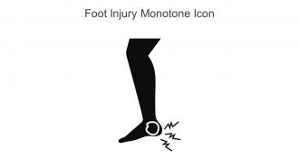 Foot Injury Monotone Icon In Powerpoint Pptx Png And Editable Eps Format